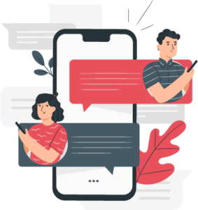 Communication Chat d'un organisation